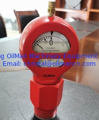 Tipo D modello 7 pompa di fango manometro di pressione 2"LPT Fig.1502 maschio connessione 0-6000 psi