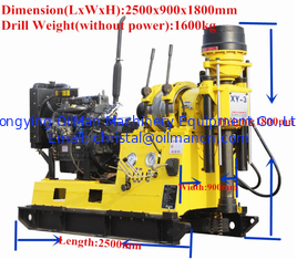 Il prezzo basso XYX-3 ha spinto la trivellazione di camminata Rig Mine Drilling Rig Machine dell'acqua