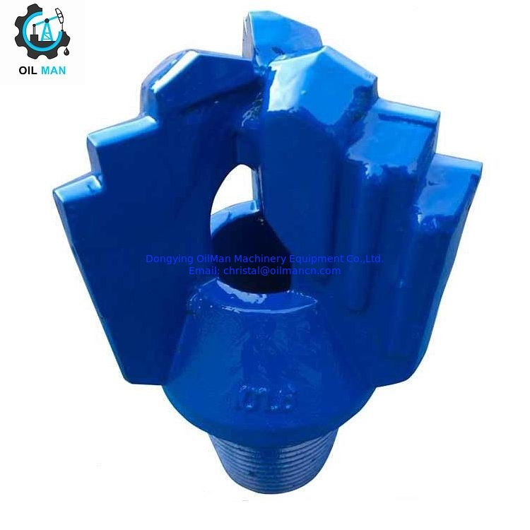 6 a 12 pollici 3 ali passo acqua pozzo di perforazione Drag Bit con carburo di tungsteno API 3 1/2 " REG Pin Thread