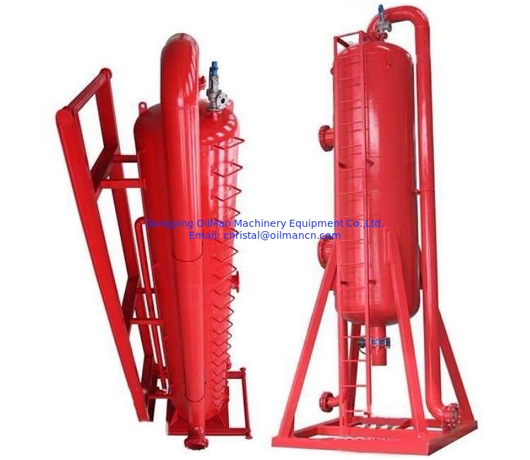 Poor Boy Degasser / Separatore di gas di fango per fluidi di perforazione Sistema di controllo solido
