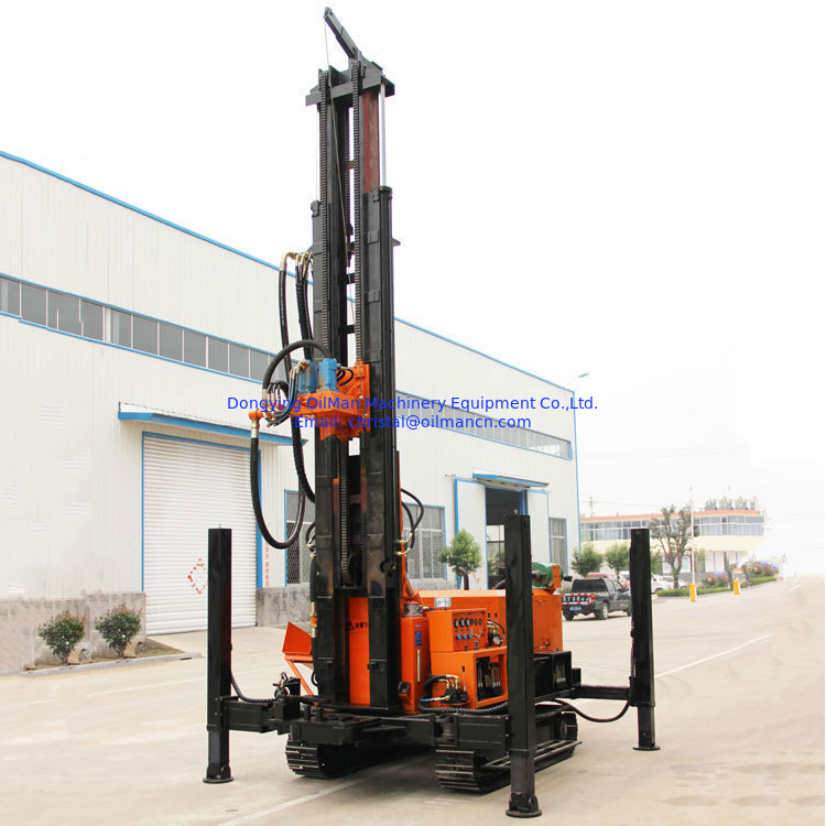 200m Deep Crawler Down The Hole Mobile Borehole Water Well Drilling Rig Machine in vendita